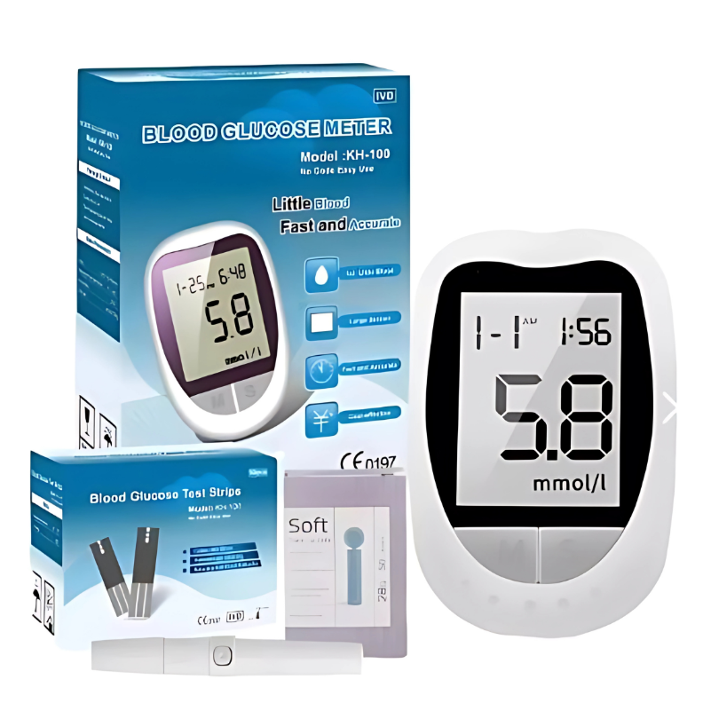 GLUCOMETRO DIGITAL KIT LANCETAS Y AGUJAS