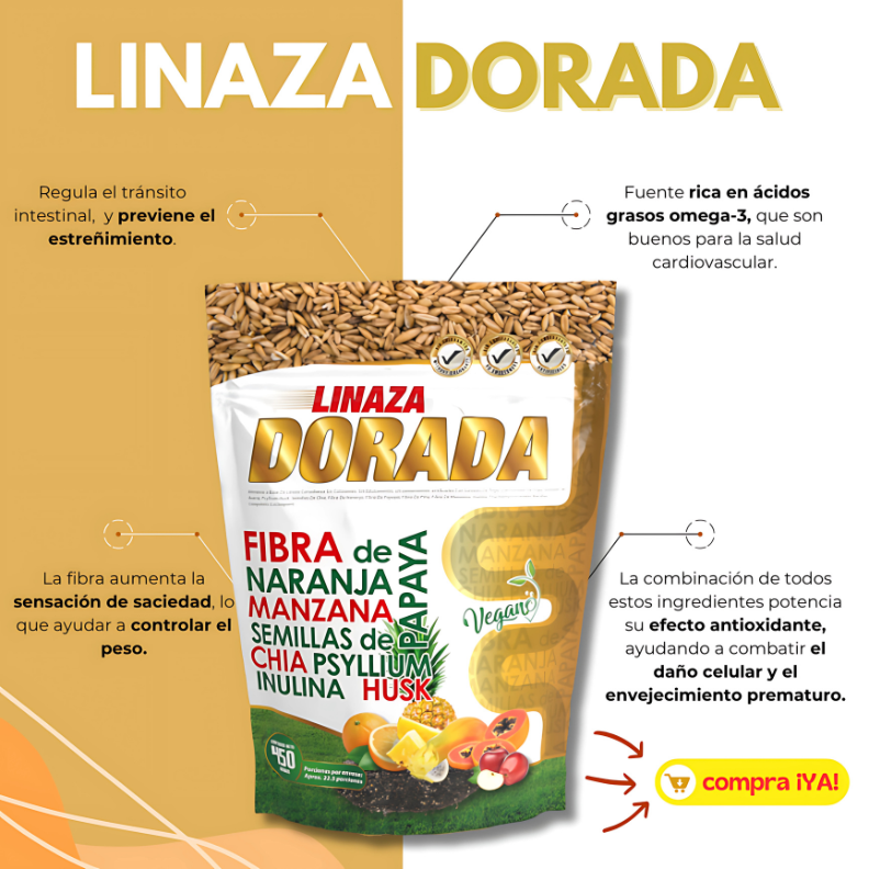 LINAZA DORADA PREMIUM X 450 GRAMOS