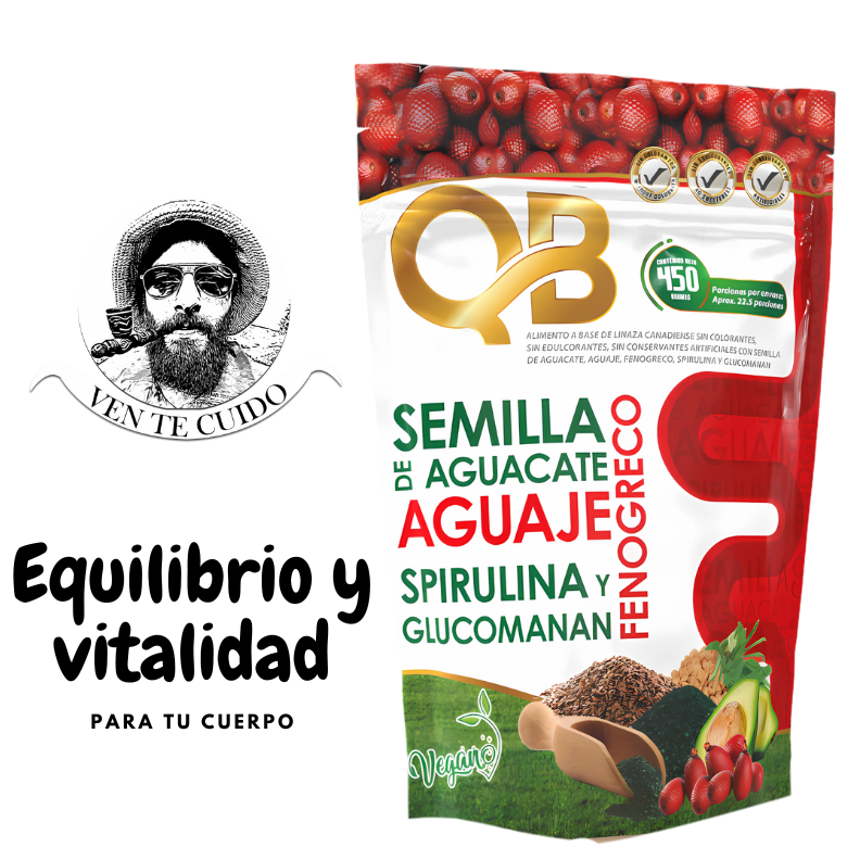 QB FIBRA X 450g PRODUCTO VEGANO PREMIUM