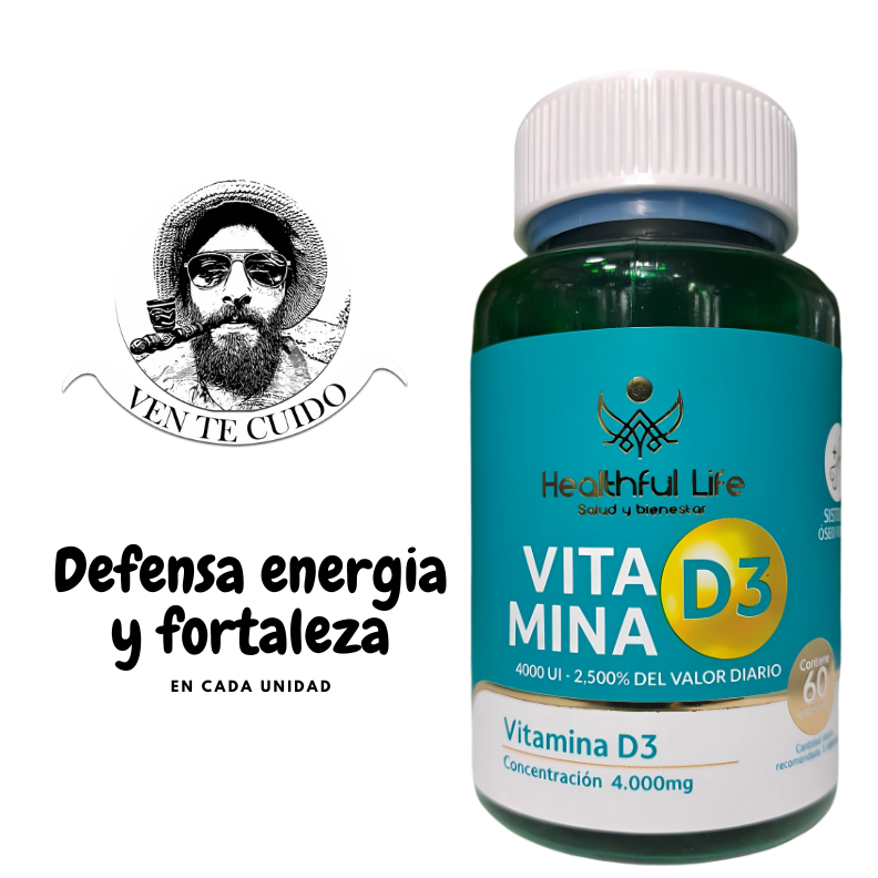 VITAMINA D3 PREMIUM - 4.000mg 60 CAPSULAS