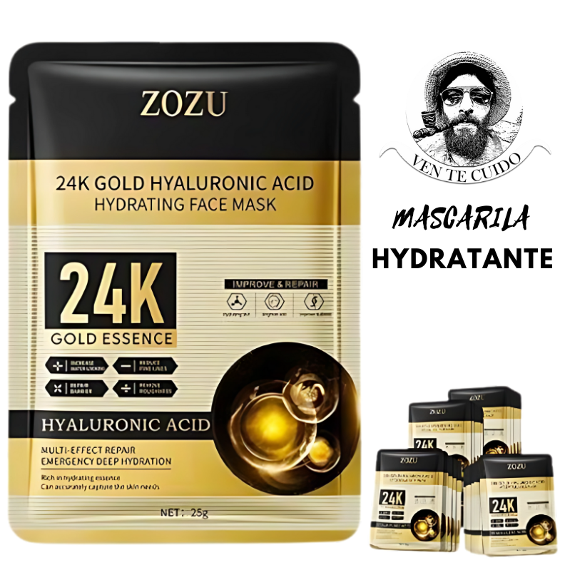 KIT LIMPIEZA HIDRATACION FIRMEZA LUMINOCIDAD 24K GOLD PIEL PREMIUM