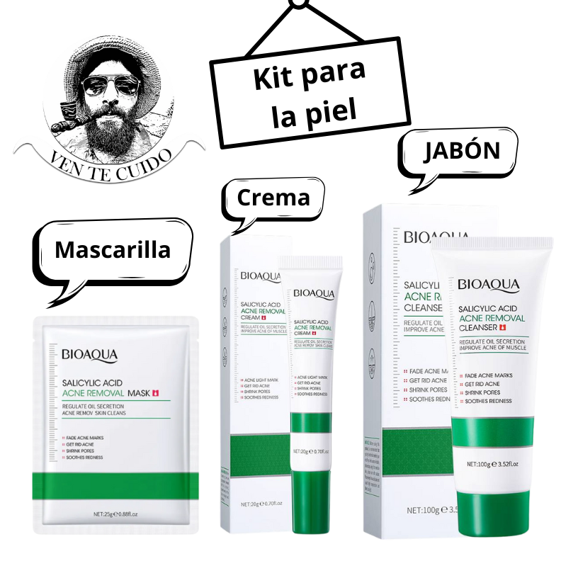 SUPER KIT DE ACIDO SALICILICO X3N2 ANTI - ACNE