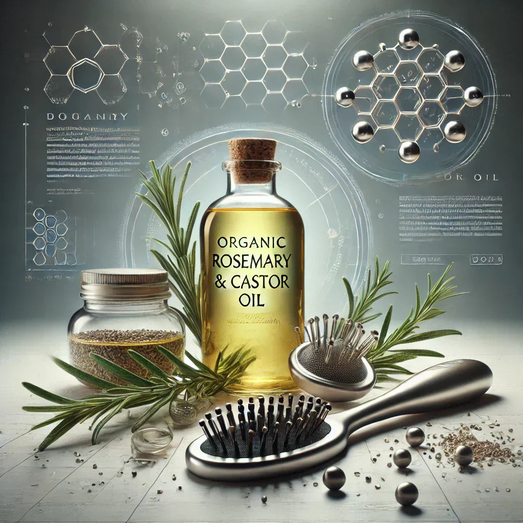 LOS BENEFICIOS DEL ACEITE DE ROMERO Y RICINO 100% NATURAL