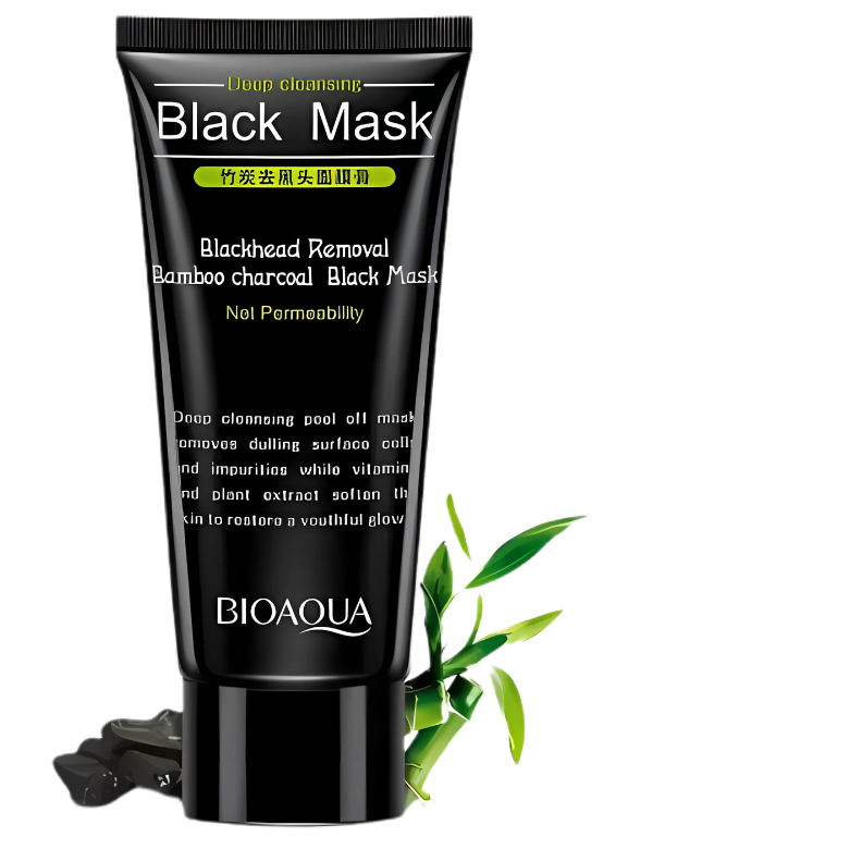 MASCARILLA NEGRA DE BAMBOO PARA PUNTOS NEGROS 100% NATURAL