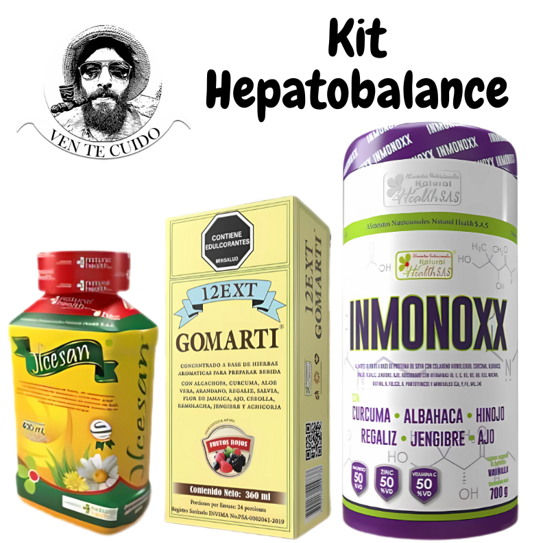 KIT HEPATOBALANCE - RENOVACIÓN & BIENESTAR PREMIUM 🧪 🩸🍏🟡