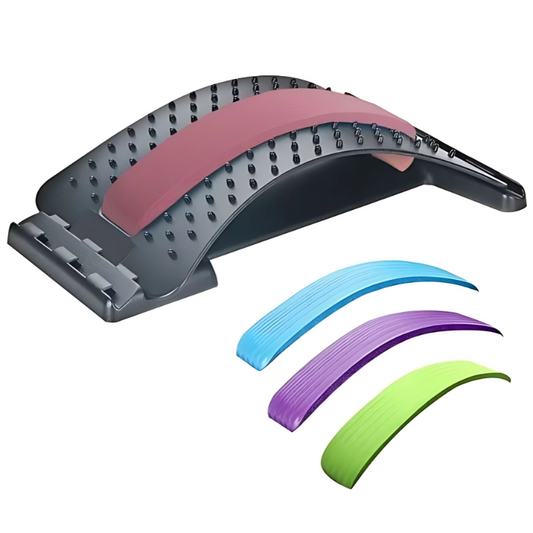 SOPORTE LUMBAR PARA ESPALDA Y CUELLO FLEXIBILIDAD Y DESCOMPRESION