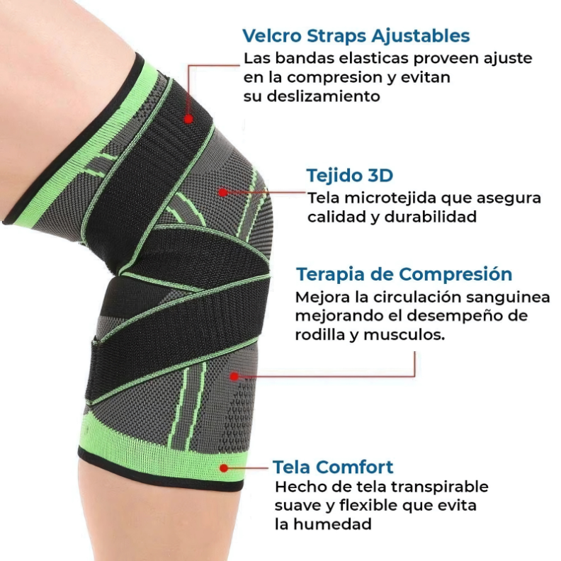 RODILLERA DE COMPRESION ELASTICA AMERICANA 🦵