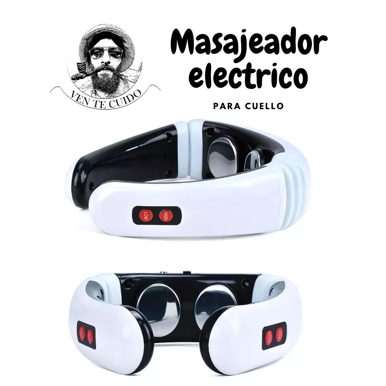 MASAJEADOR ELECTRICO PARA CUELLO TENSION Y ESTRES