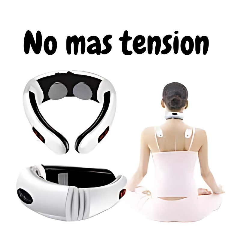 MASAJEADOR ELECTRICO PARA CUELLO TENSION Y ESTRES