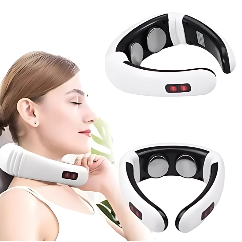 MASAJEADOR ELECTRICO PARA CUELLO TENSION Y ESTRES
