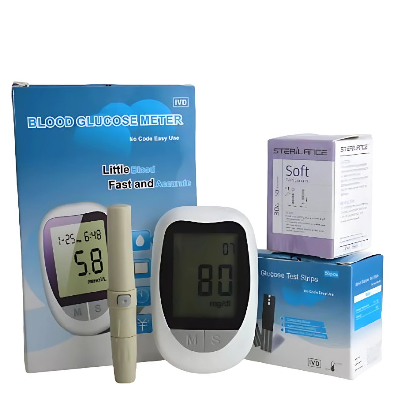 GLUCOMETRO DIGITAL KIT LANCETAS Y AGUJAS