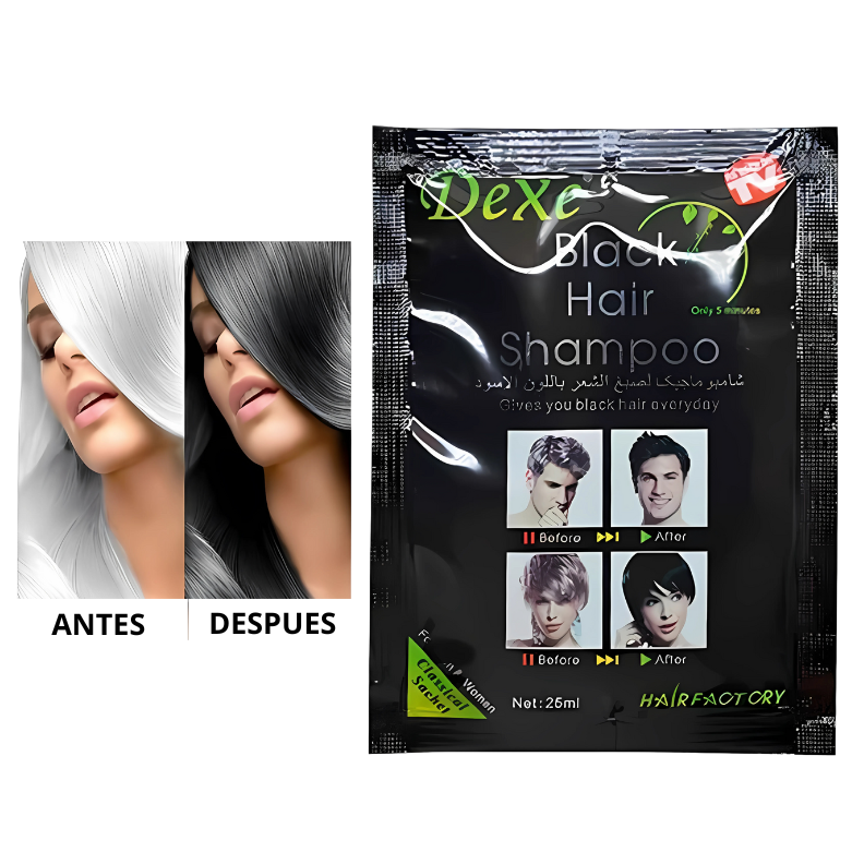 SHAMPOO CERO CANAS NEGRO INTENSO CAJA X 10 SOBRES