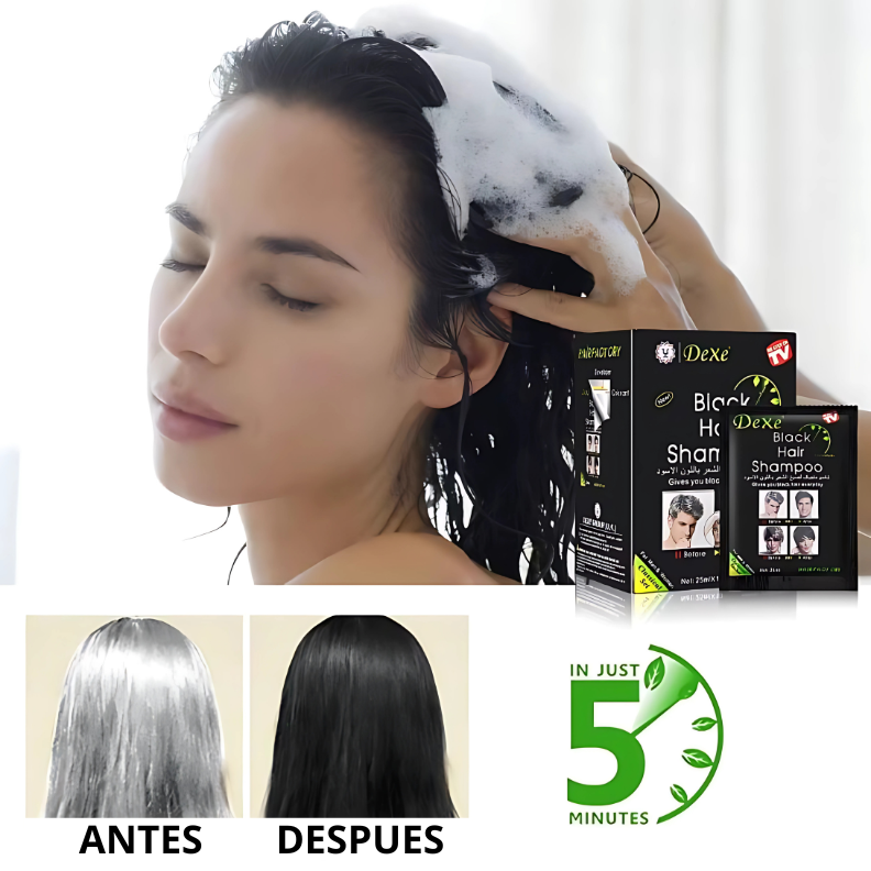 SHAMPOO CERO CANAS NEGRO INTENSO CAJA X 10 SOBRES