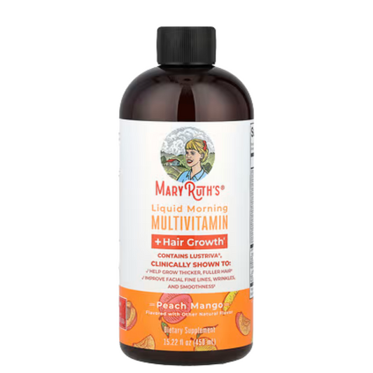 EL ORIGINAL MaryRuth's, Multivitamínico -Melocotón Mango, 450 ml (15,22 oz. Líq.) y de 887 ml (30 oz. Liq.) 🍑🥭
