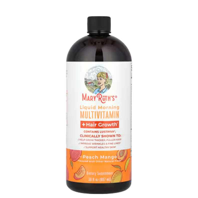 EL ORIGINAL MaryRuth's, Multivitamínico -Melocotón Mango, 450 ml (15,22 oz. Líq.) y de 887 ml (30 oz. Liq.) 🍑🥭