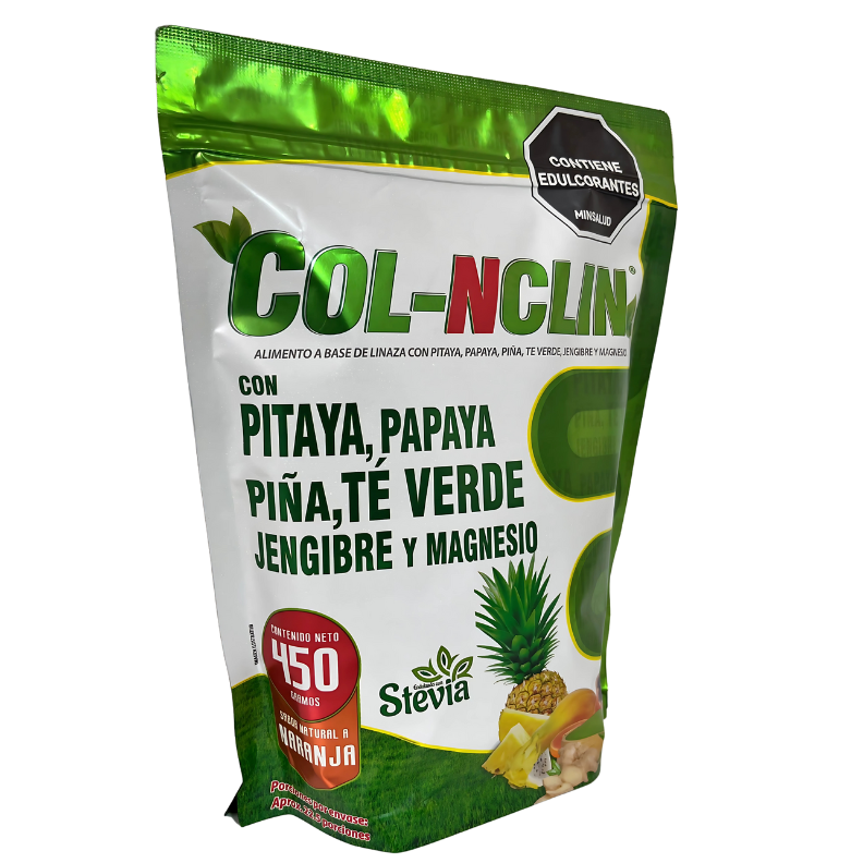 FIBRA CON PITAYA PAPAYA PIÑA TE VERDE JENGIBRE Y MAGNESIO