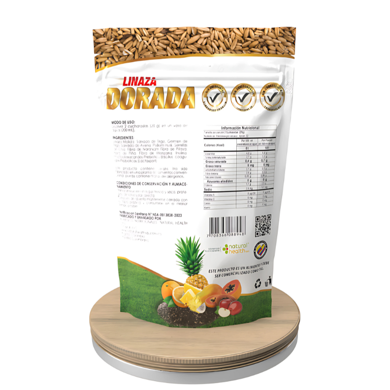 LINAZA DORADA PREMIUM X 450 GRAMOS