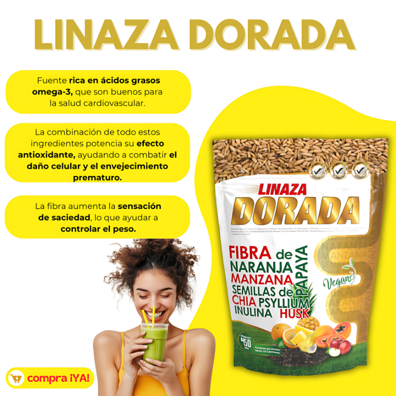 LINAZA DORADA PREMIUM X 450 GRAMOS