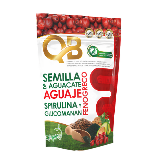 QB FIBRA X 450g PRODUCTO VEGANO PREMIUM
