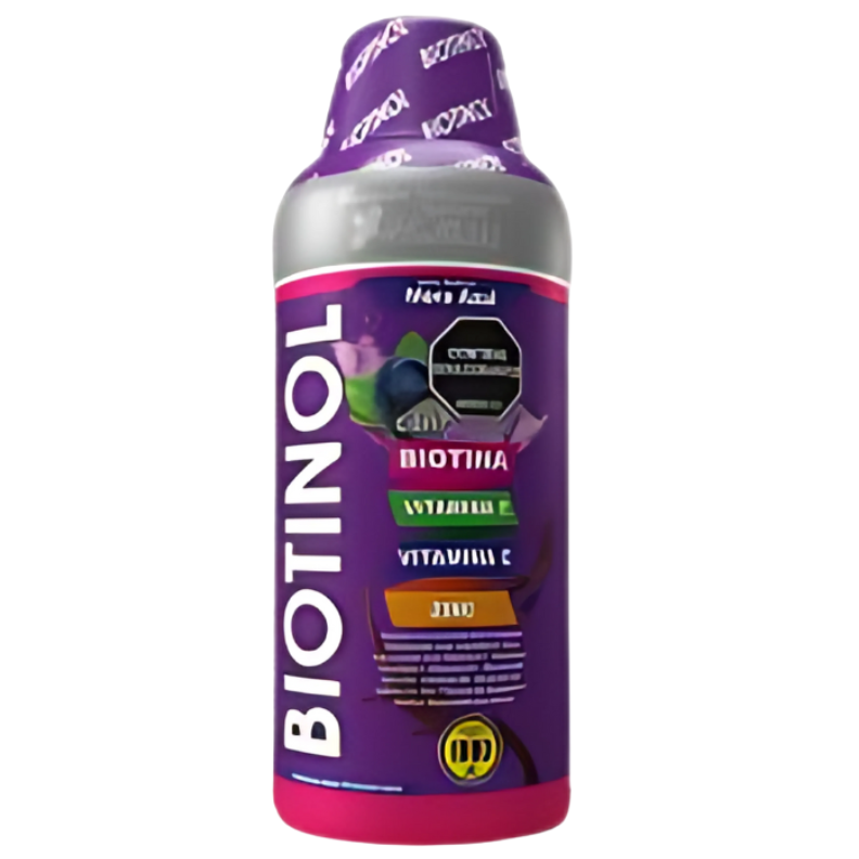 BIOTINOL CABELLO, PIEL Y UÑAS CON BIOTINA VITAMINA E VITAMINA C Y ZINC