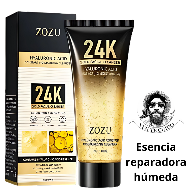 KIT LIMPIEZA HIDRATACION FIRMEZA LUMINOCIDAD 24K GOLD PIEL PREMIUM