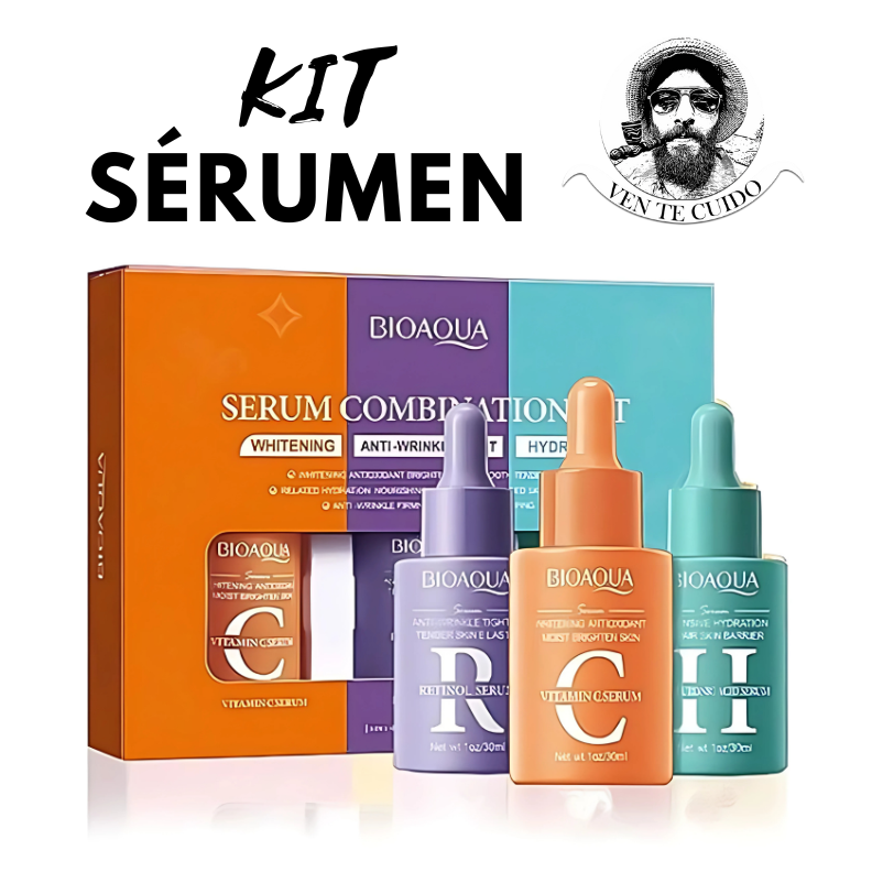 KIT ANTI-ENVEJECIMIENTO SERUM X3 ANTIEDAD