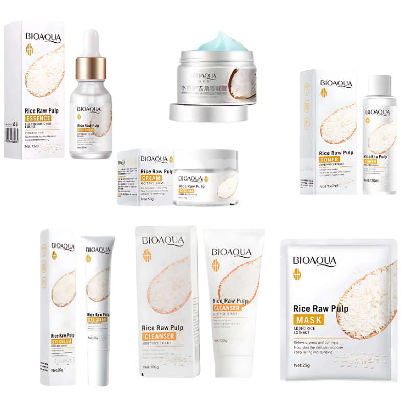 KIT 7 EN 1 DE ARROZ ROSTRO PERFECTO TOTALMENTE NATURAL PRODUCTO PREMIUM