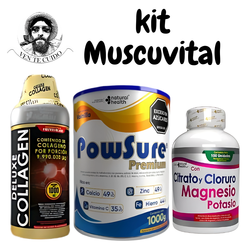 KIT MUSCUVITAL - FORTALECIMIENTO CONSTANTE  PREMIUM 💪🏋️‍♂️⚡🔥